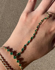 Medellin Emerald Hand Chain