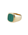 Malachite Signet Ring