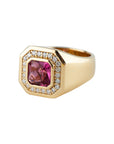 Pink Sapphire Privé Signet Ring