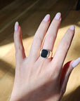 Black Onyx Signet Ring