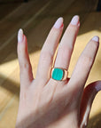 Malachite Signet Ring