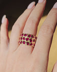 Shackled Ruby Ring