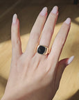 Black Onyx Signet Ring