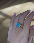 Turquoise Signet RIng